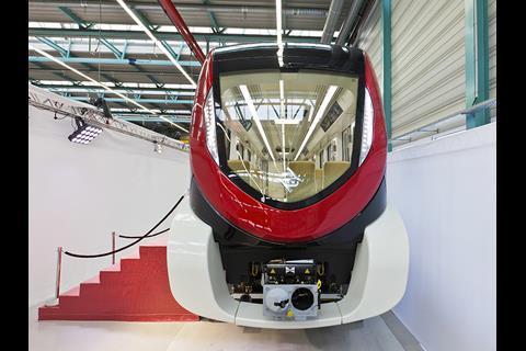 Siemens Inspiro trainset for the Riyadh metro.